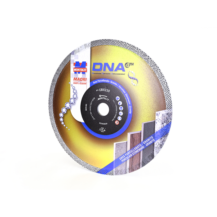 Montolit - Disco diamantato DNA CBX230 230mm per gres porcellanato