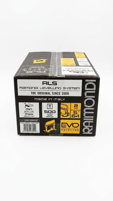 Raimondi Bases RLS EVO 3000 pcs – Joint 2 mm, Carreaux 3-12 mm – Fabriqué en Italie