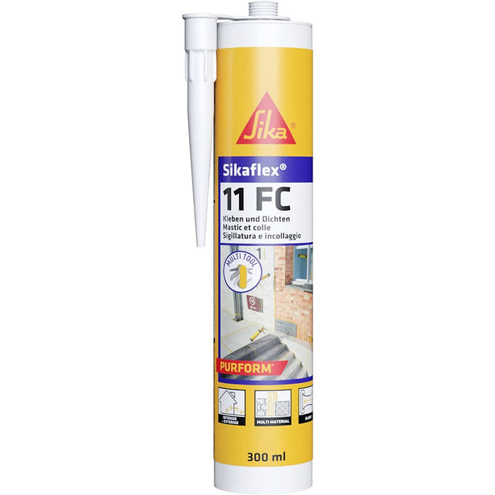 Sika Sikaflex 11 FC Purform Bianco - Adesivo Sigillante Poliuretanico 300 ml