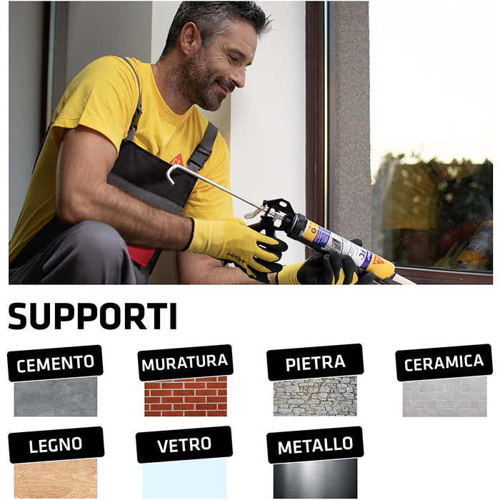 Sika Sikaflex 11 FC Purform Bianco - Adesivo Sigillante Poliuretanico 300 ml