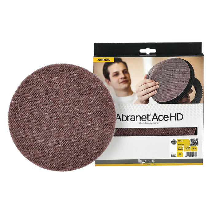 Mirka - Disques abrasifs auto-agrippants Abranet ACE HD Ø 225 mm - Divers grains