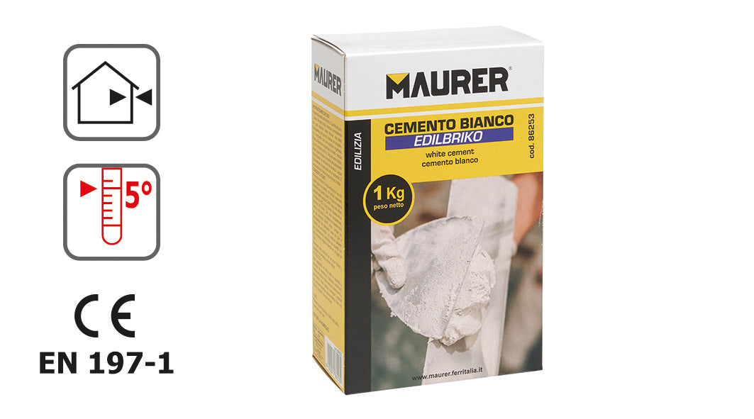 Maurer - Cemento bianco kg.1