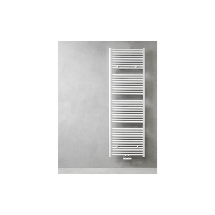 Caleido - Sèche-serviettes hydraulique Ulisse 1185x500 mm entraxe 452 mm en acier BLANC MAT