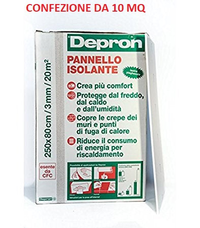 Pannello Isolante Depron 80 x 125 cm – Polistirolo Estruso per Pareti e Soffitti