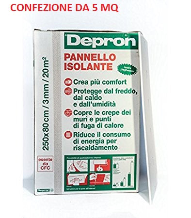 Pannello Isolante Depron 80 x 125 cm – Polistirolo Estruso per Pareti e Soffitti