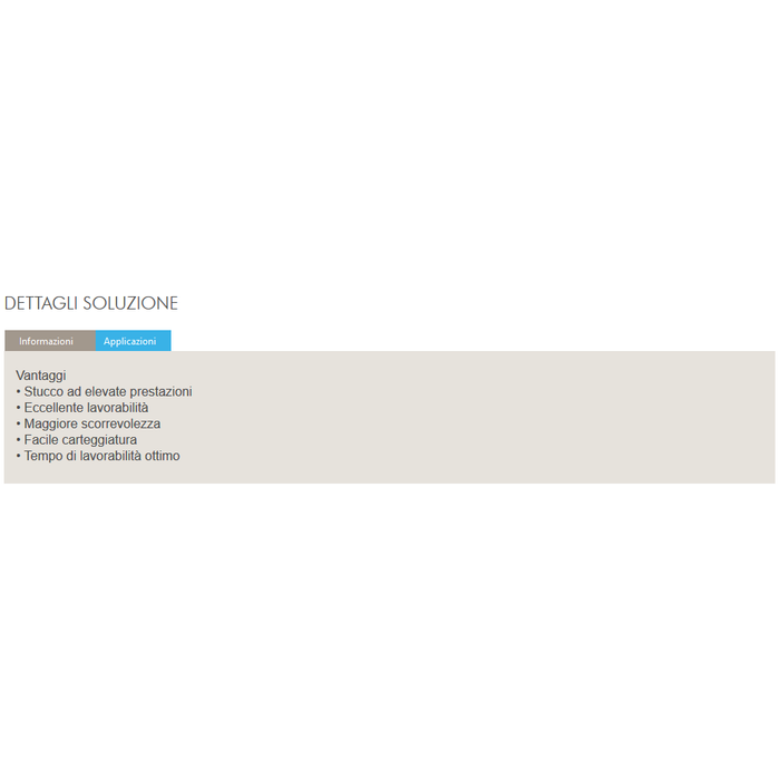 Knauf Stucco Super Finish – 20 kg per cartongesso