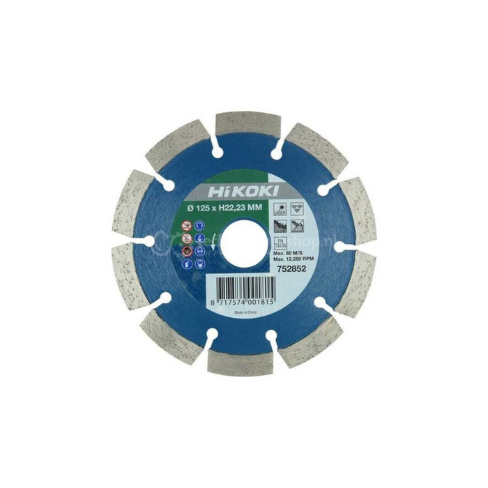 Hikoki - Disco diamantato universale Ø125 mm - Precisione e versatilità