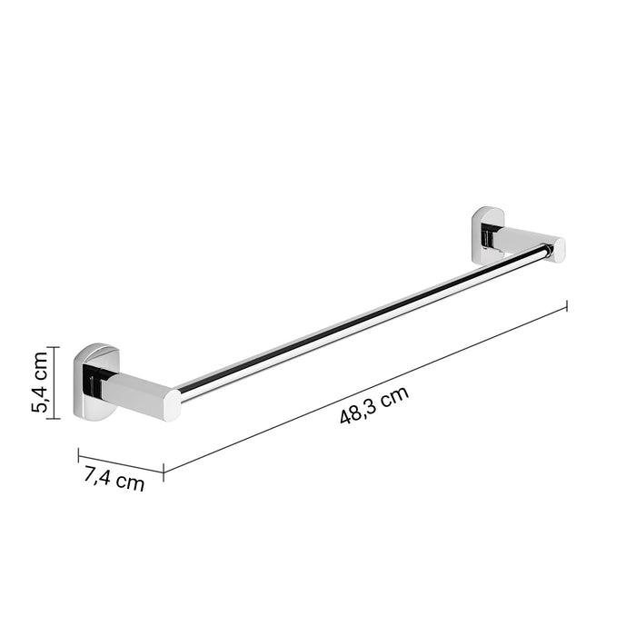 Gedy - Portasalviette Edera Plus cromato 45cm