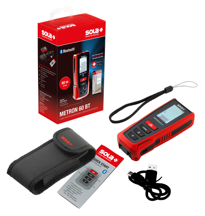 Sola - Télémètre laser Bluetooth METRON BT 60