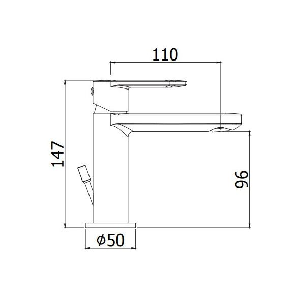 Paffoni - Mitigeur lavabo Candy CA075H CR