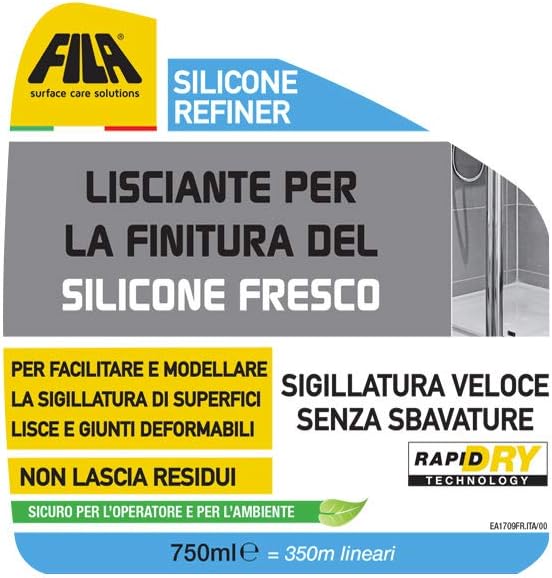 Fila - Silicone Refiner 750 ml, lissant pour la finition du silicone frais