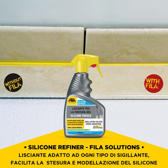 Fila - Silicone Refiner 750 ml, lissant pour la finition du silicone frais