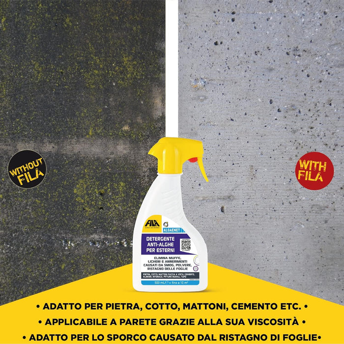 Fila - Algaenet Detergente anti-alghe per esterno