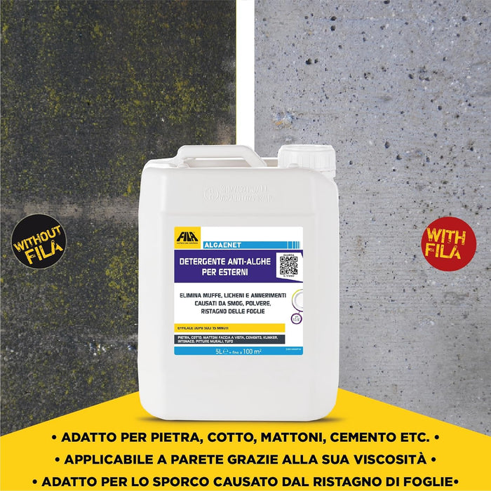 Fila - Algaenet Detergente anti-alghe per esterno