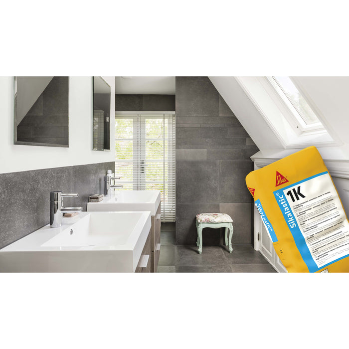 Sika Sikalastic-1K – Mortier cimentaire fibré pour imperméabilisation