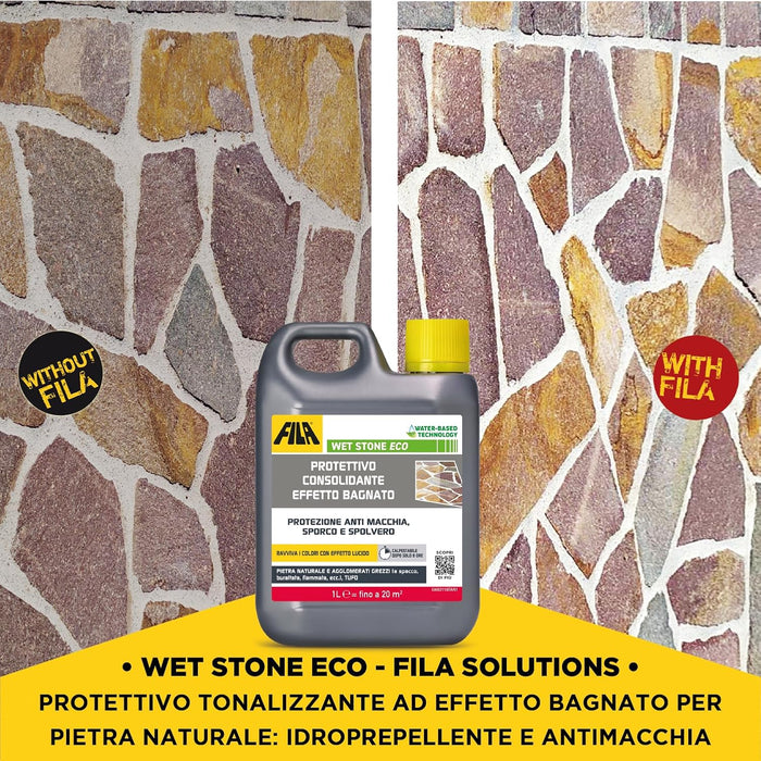 Fila - Wet Stone Eco protecteur consolidant effet mouillé 1 l