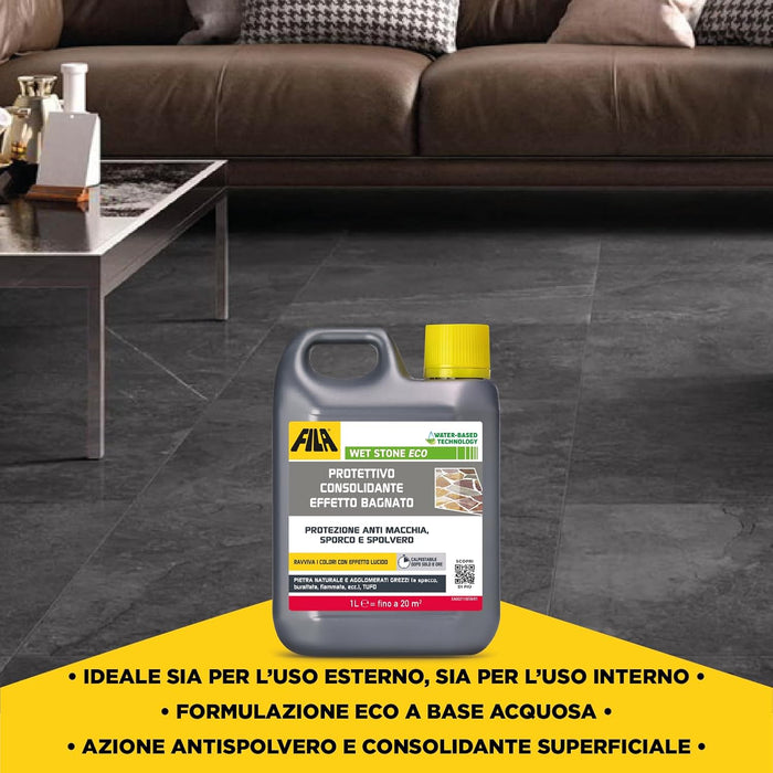 Fila - Wet Stone Eco protecteur consolidant effet mouillé 1 l
