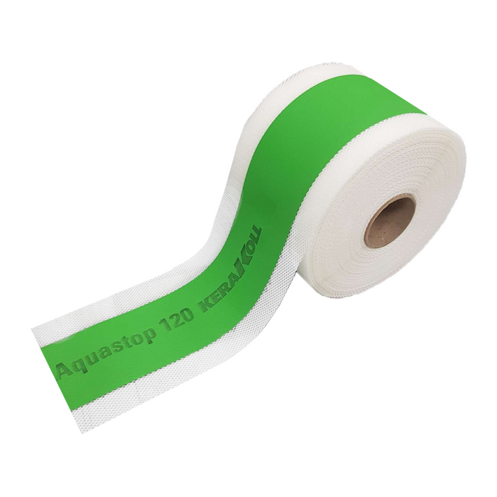 Kerakoll - Aquastop 120 – Bande d'étanchéité élastique pour joints et périmètres (rouleau de 50 m)
