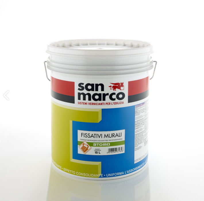 San Marco Kit pittura lavabile bianca per 35 mq – 2× Antartica 4 lt + 2× Atomo 1 lt