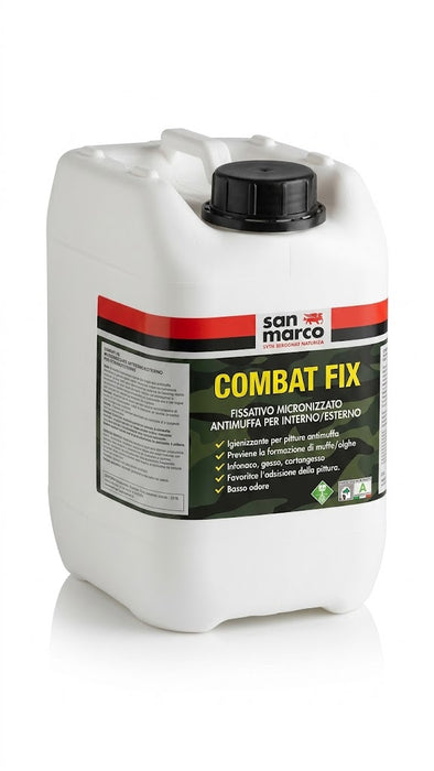San Marco - Combat Fix Fissativo Antimuffa per Muri Interni ed Esterni
