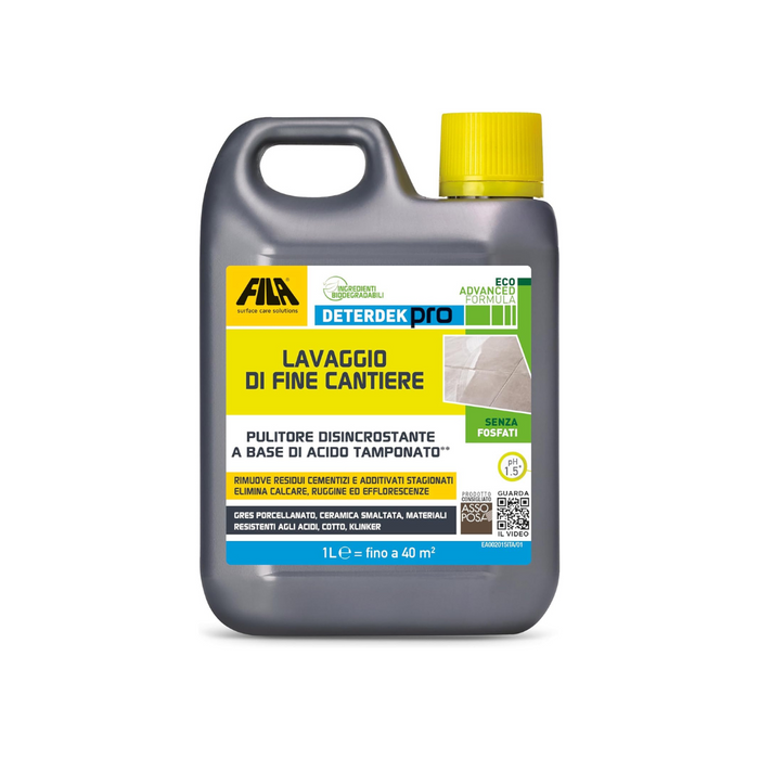 Fila Deterdek Pro | Detergente Acido Fine Cantiere