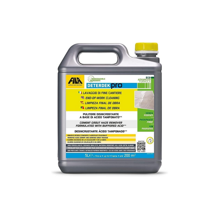 Fila Deterdek Pro | Detergente Acido Fine Cantiere