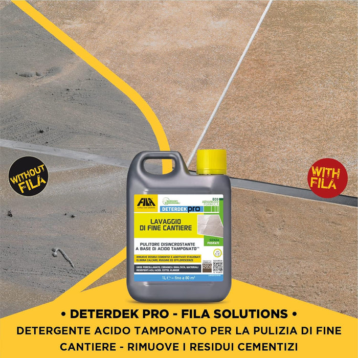 Fila Deterdek Pro | Detergente Acido Fine Cantiere