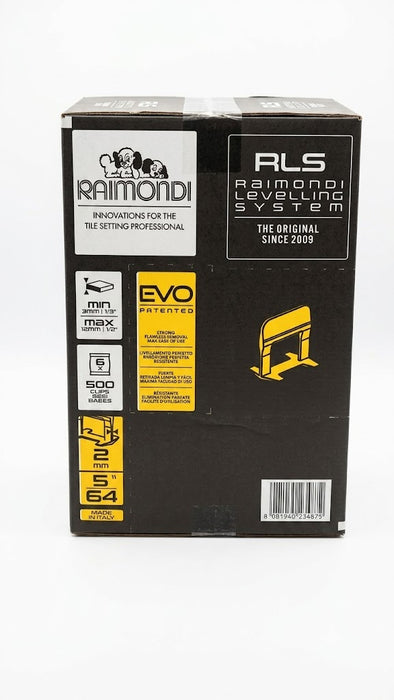 Raimondi Bases RLS EVO 3000 pcs – Joint 2 mm, Carreaux 3-12 mm – Fabriqué en Italie