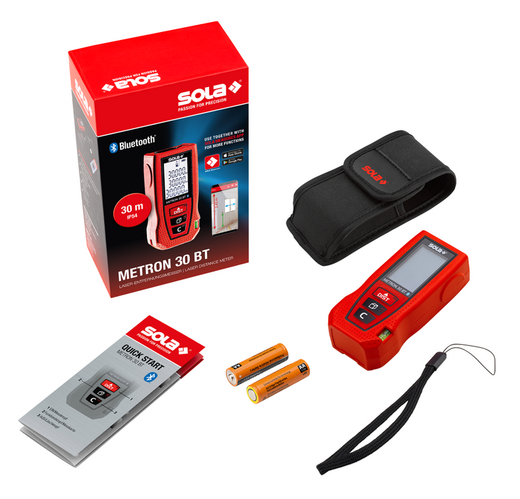 Sola - Télémètre laser bluetooth METRON BT 30