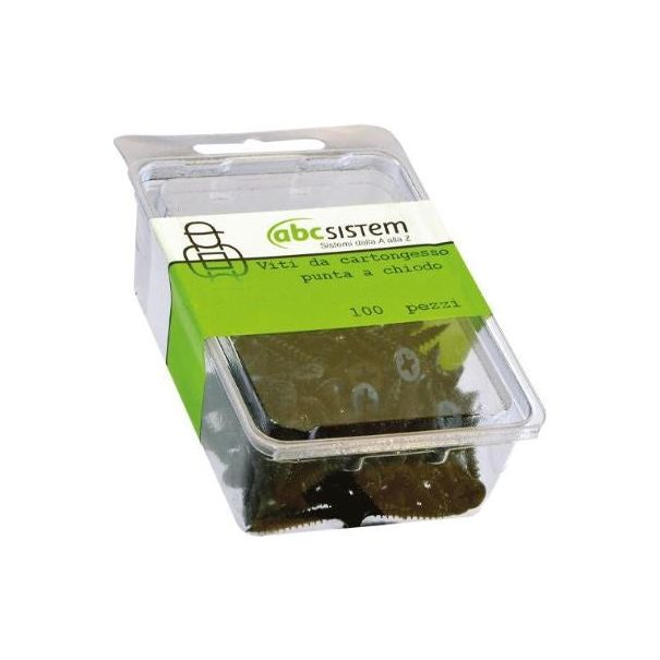 Viti per cartongesso fosfatate nere 3,5 x 19 mm