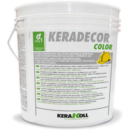 KERADECOR ECO COLOR KERAKOLL BIANCO 14 LT - Pitture traspiranti