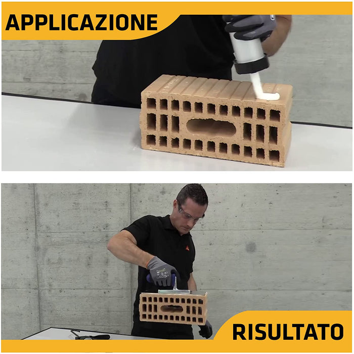 Sika - Sikaflex-118 Extreme Grab Adesivo per applicazioni che richiedono un'elevata presa iniziale, aderisce sulla maggior parte dei materiali edili. Uso in interno ed esterno, Bianco, 290ml - Sigillanti